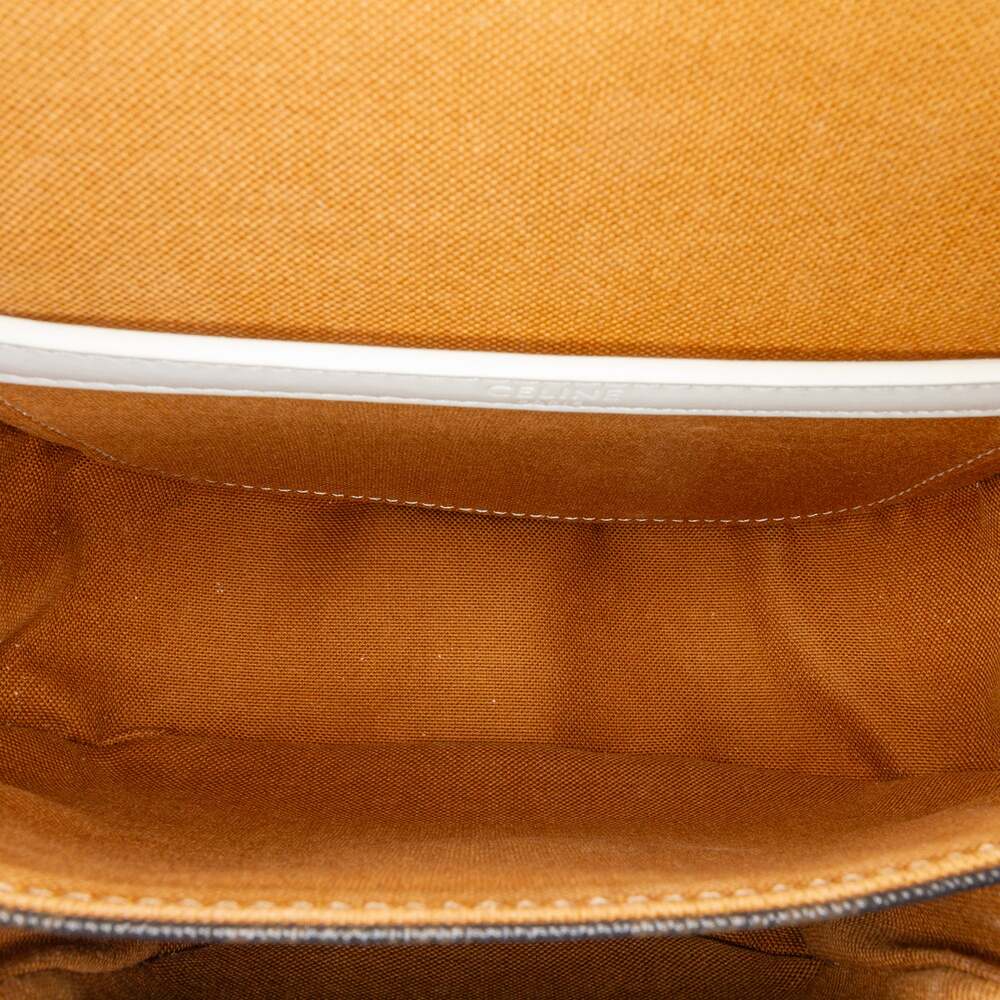 Celine Folco Bag Triomphe Coated Canvas #245343C11B - Picture 4 of 7